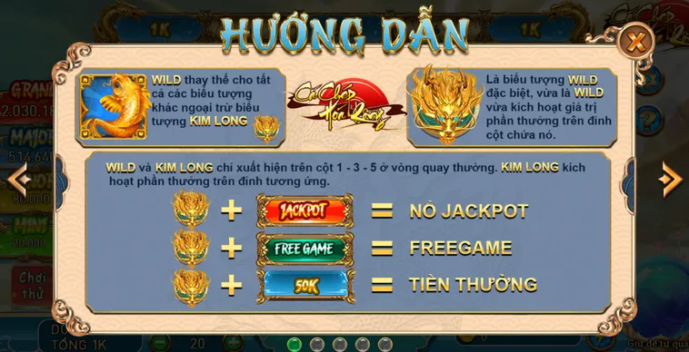 Chinh Phục Vận May Cùng Slot Game Cá Chép Hoá Rồng Tại VaoBet Đỉnh Cao