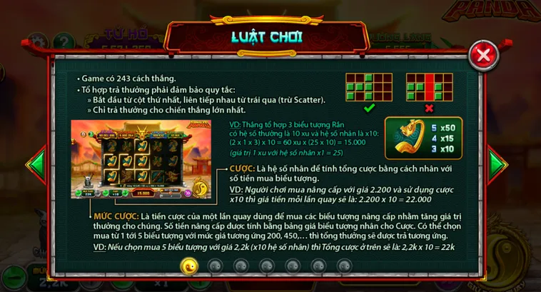 Slot Game Kungfu Panda Tại VaoBet Trải Nghiệm Đỉnh Cao Với Vòng Quay Võ Thuật