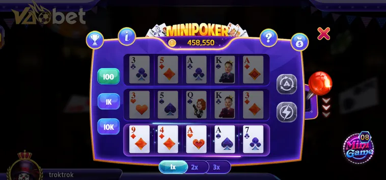 Chinh Phục Siêu Phẩm Table Game Mini Poker Tại VaoBet Với Chiến Thuật Đỉnh Cao