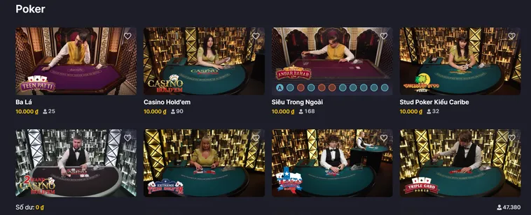 Khám Phá Thế Giới Poker Tại VaoBet Đỉnh Cao Trí Tuệ Với Phần Thưởng Khổng Lồ