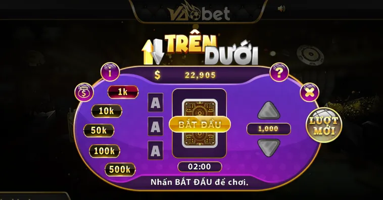 Khám Phá Sự Hấp Dẫn Của Game Nhanh Trên Dưới Tại VaoBet Đẳng Cấp