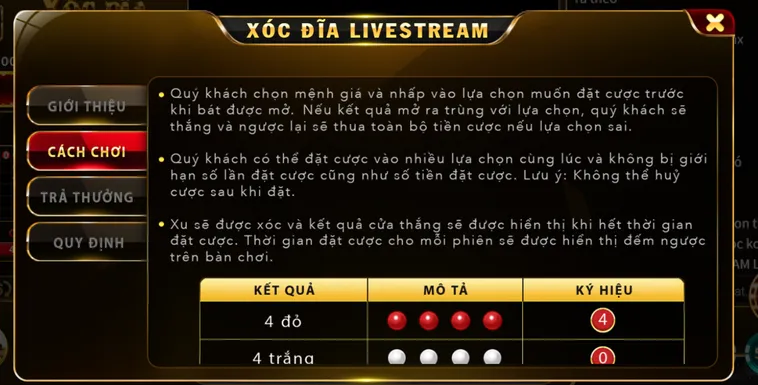 Trải Nghiệm Xóc Đĩa Live Tại VaoBet Đỉnh Cao Giải Trí Với Tỷ Lệ Thắng Siêu Khủng